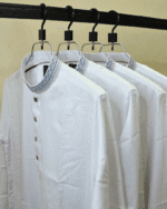 Pure White Elegance (Deshi Cotton Edition) - TAZVAR Premium Panjabi - Image 2