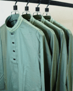 Sage Green Edition (Deshi Cotton) TAZVAR Premium Panjabi - Image 2