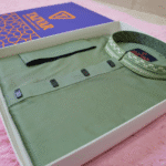 Sage Green Edition (Deshi Cotton) TAZVAR Premium Panjabi