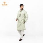 Luxury Panjabi - Mint Lemon (Eid Collection 2026) - Image 3