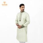 Luxury Panjabi - Mint Lemon (Eid Collection 2026) - Image 2