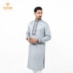 Luxury Panjabi - Silver Sky (Eid Collection 2026) - Image 2