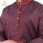 Luxury Panjabi - Wine Maroon (Eid Collection 2026)