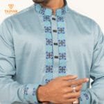 Luxury Panjabi - Sky Blu (Eid Collection 2026)