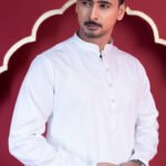 TAZVAR Premium White Panjabi
