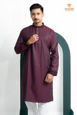 Majestic Purple Edition - TAZVAR Sahara Panjabi - Image 2