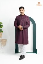 Majestic Purple Edition - TAZVAR Sahara Panjabi - Image 3