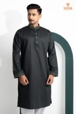 TAZVAR Prmium Sea Green Panjabi - Image 2